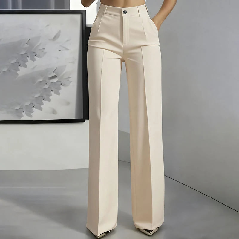 Sofia – Pantalón de Vestir de Cintura Alta para Mujer