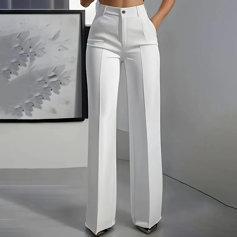 Sofia – Pantalón de Vestir de Cintura Alta para Mujer