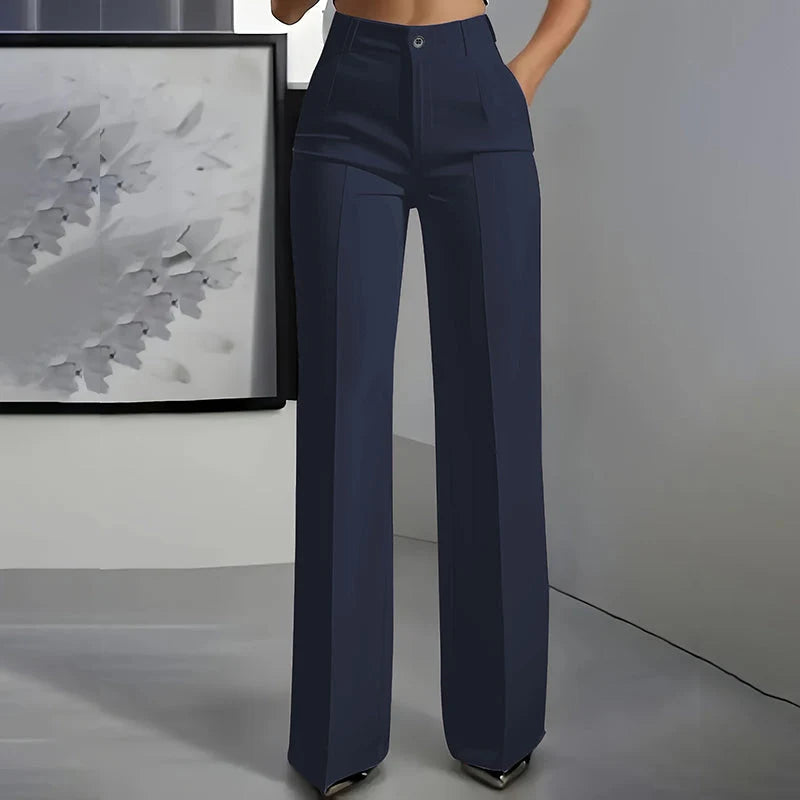 Sofia – Pantalón de Vestir de Cintura Alta para Mujer